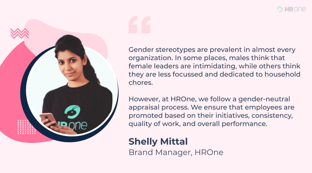 Shelly Mittal Quote On Gender Disparity