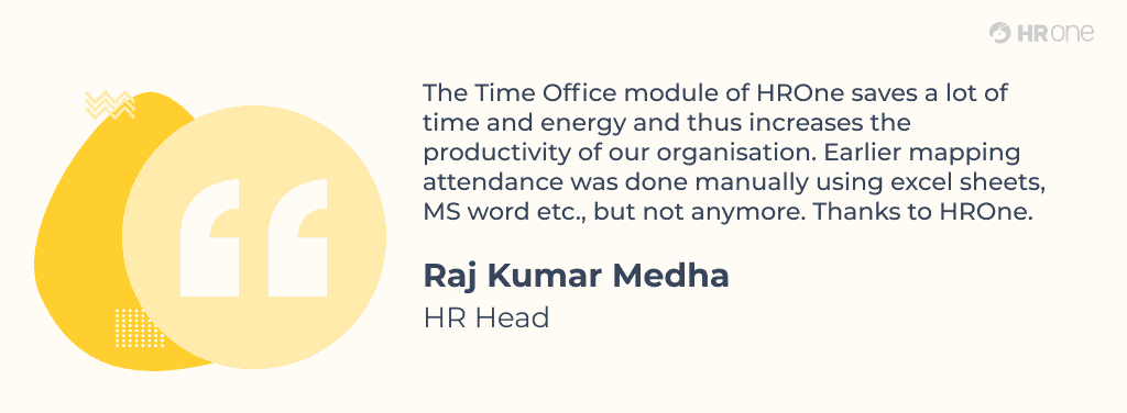 Raj Kumar Medha Quote On Automated Attendance System