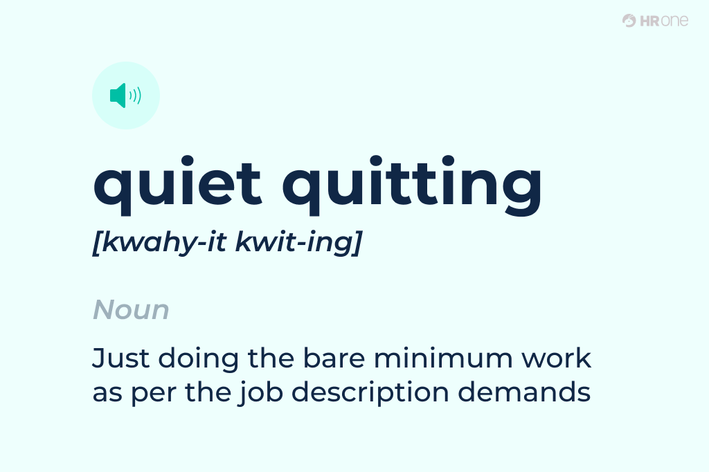 Quiet Quitting Meaning