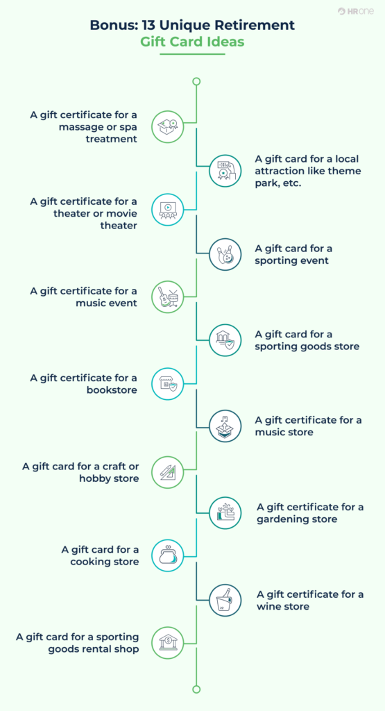 Retirement Gift Card Ideas