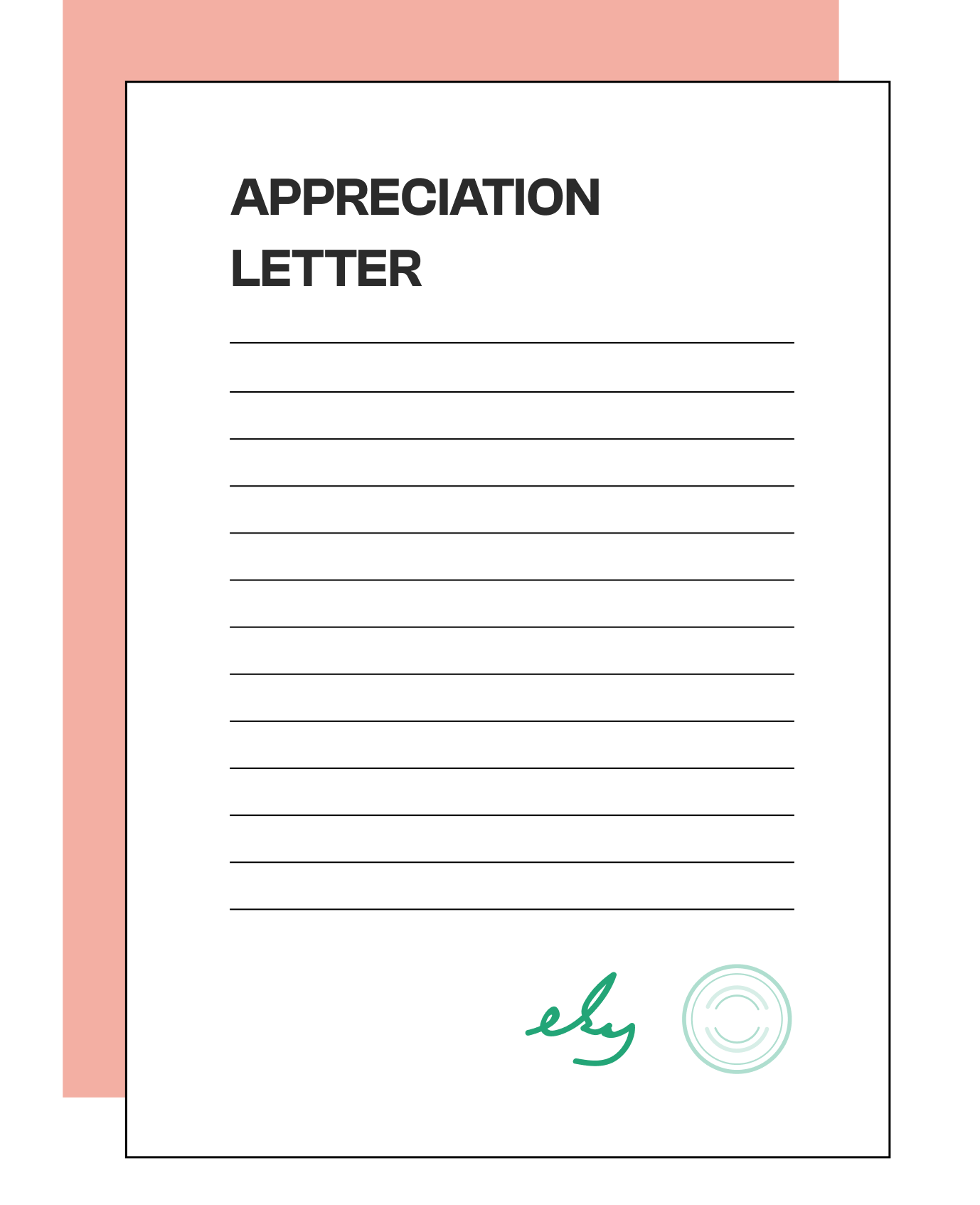 Appreciation Letter