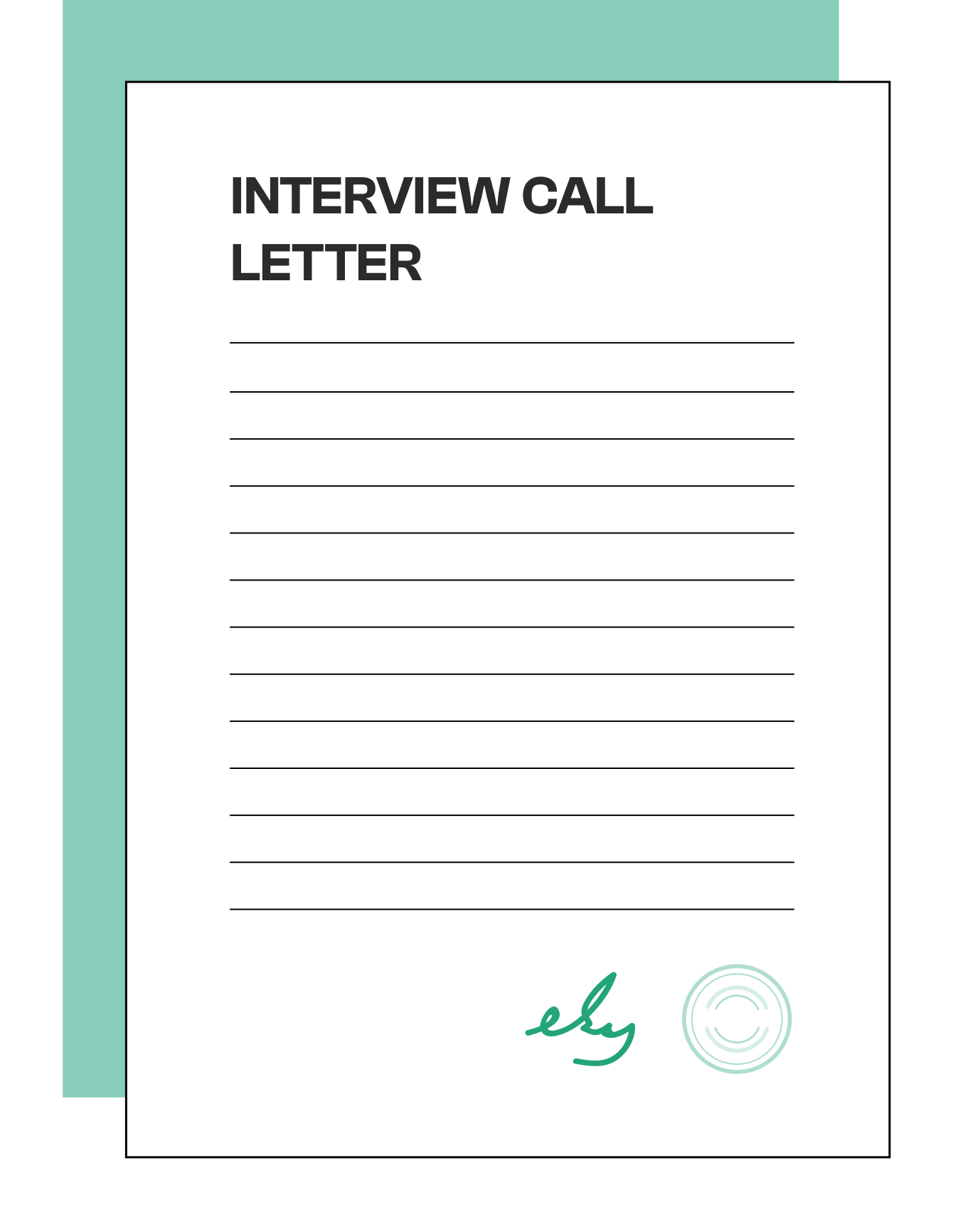 Interview call letter
